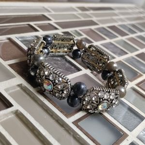 Vintage Irredesent Stone bracelet